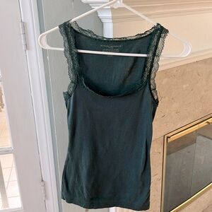 Lace cotton camisole
